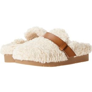 Shearling Memory Foam Backless Mule